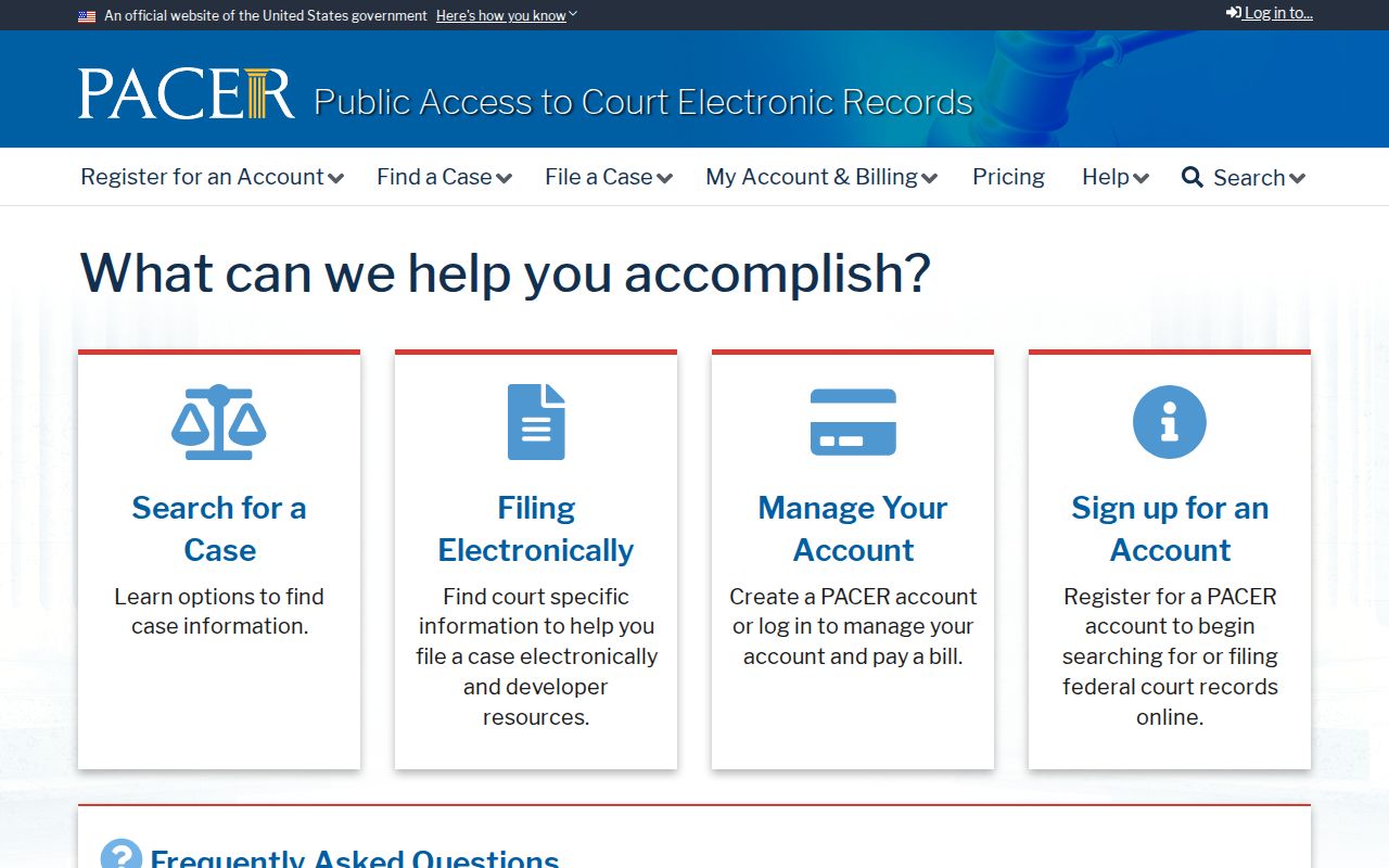 Otero County Clerk of Court PACER federal records comparison