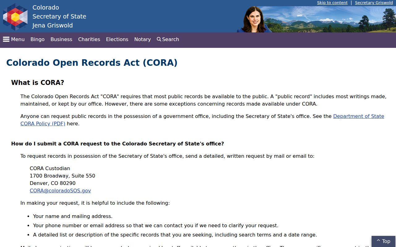 Otero County court records Colorado public access source
