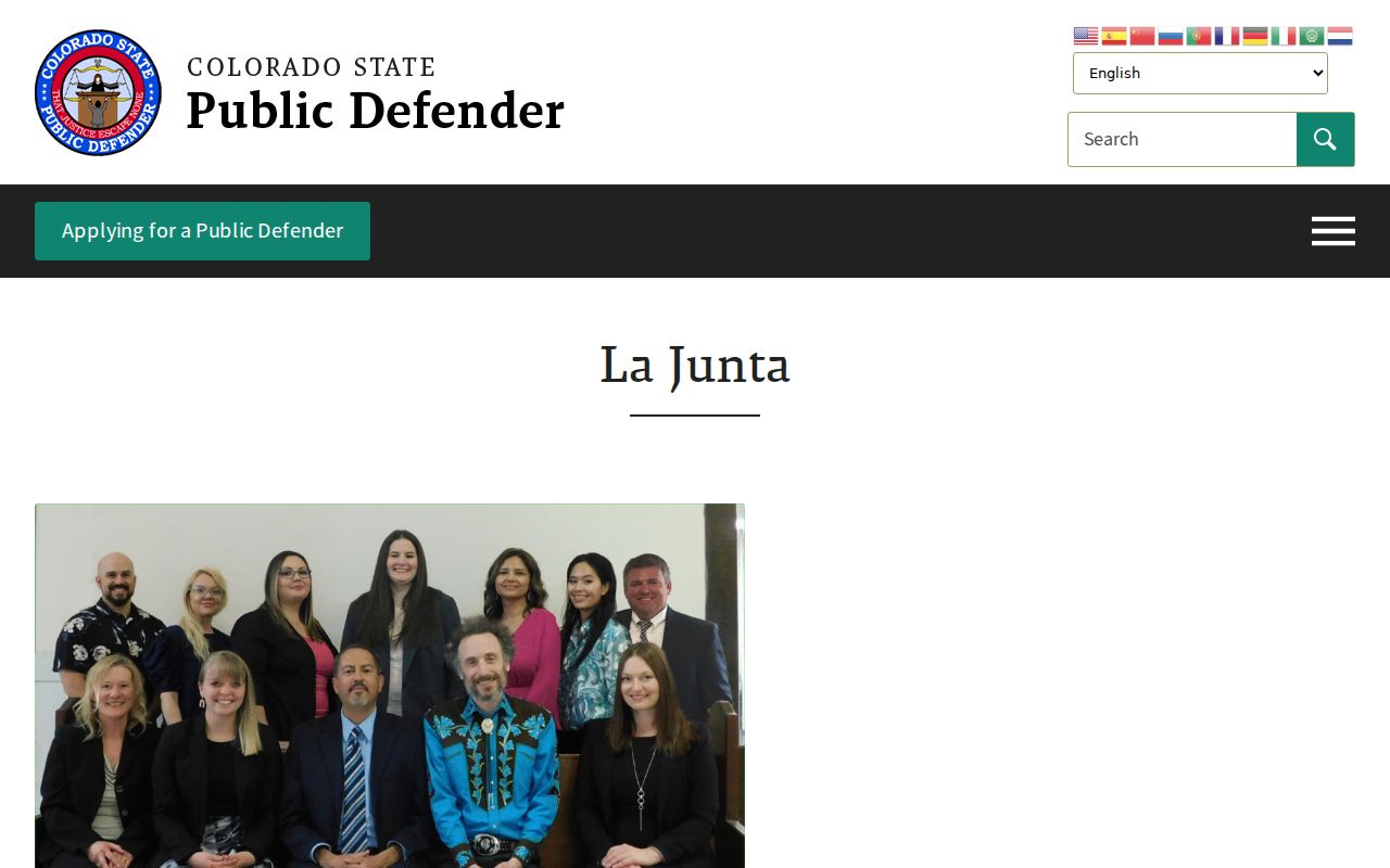 Otero County criminal court records La Junta public defender office