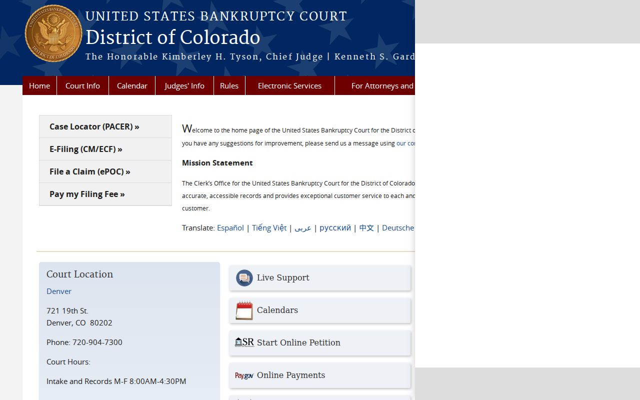 Otero County District Court bankruptcy record source distinction